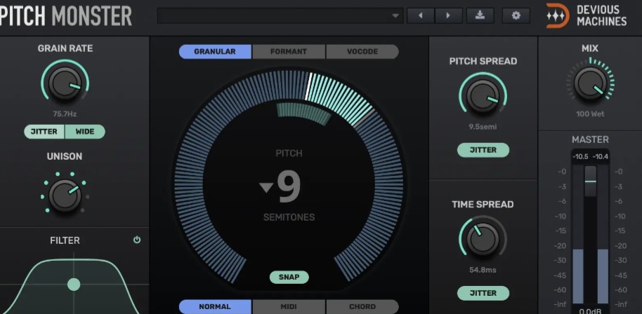 Devious Machines Pitch Monster